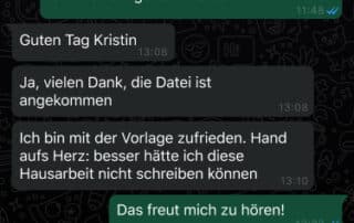 Home (New with Short Form) Bewertung Hausarbeit Unterstützung