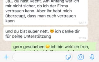 Home (New with Short Form) Hausarbeit schreiben Kundenfeedback