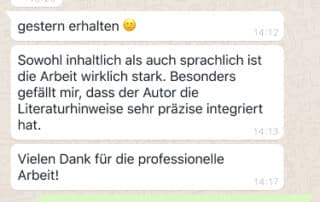 Home (New with Short Form) Positives Feedback Hausarbeit