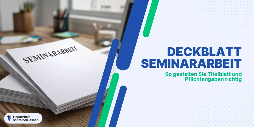 Deckblatt für Seminararbeit – So gestalten Sie Titelblatt, Pflichtangaben und Vorlage richtig deckblatt für seminararbeit