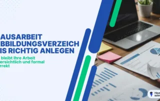 Hausarbeit Abbildungsverzeichnis richtig anlegen