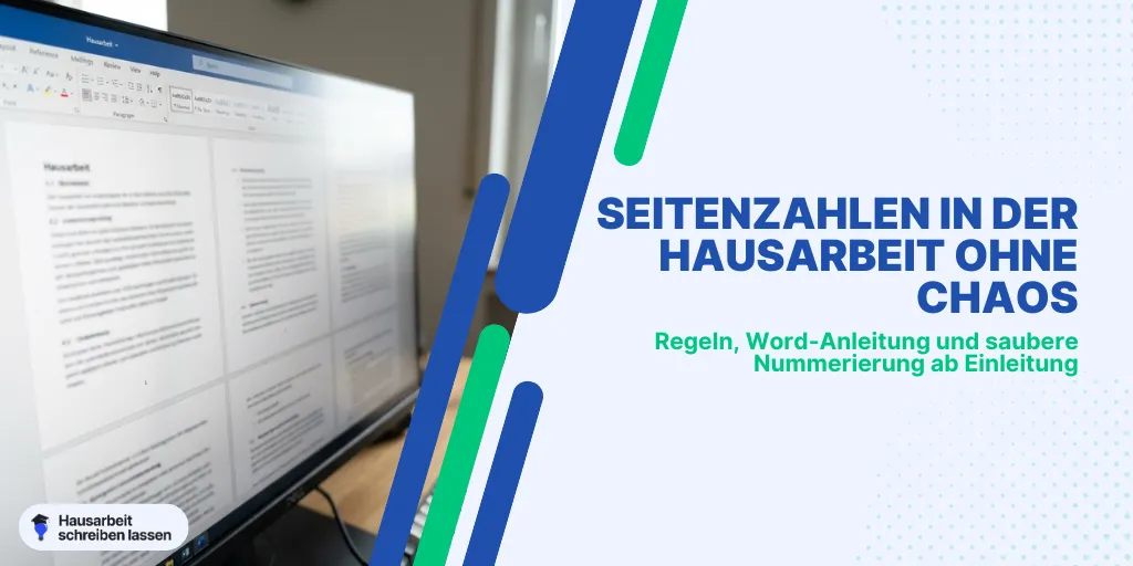 Seitenzahlen Hausarbeit