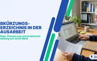 Abkürzungsverzeichnis Hausarbeit richtig erstellen und sinnvoll einordnen Abkürzungsverzeichnis Hausarbeit